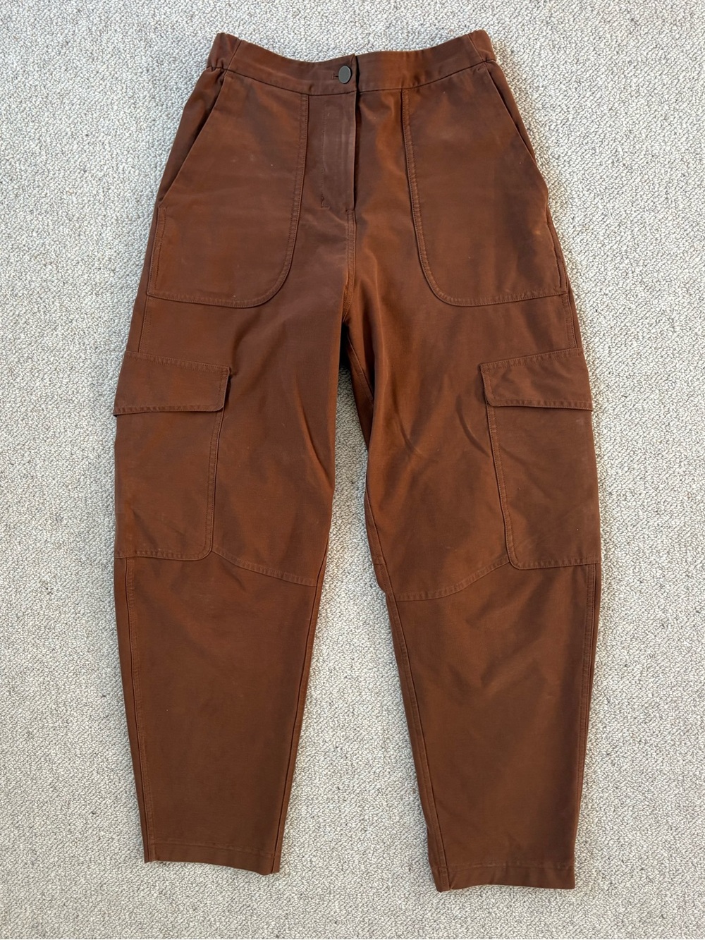 lululemon athletica Brown Cargo Jumpsuit-Style Pants